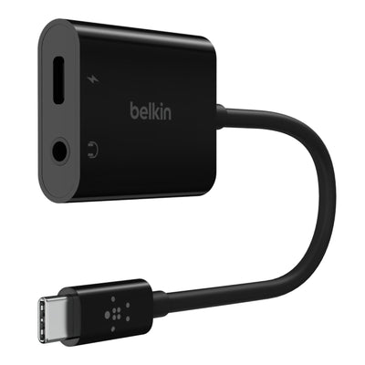 Belkin NPA004BTBK - 3.5MM AUDIO + USB-C CHARGE ADAPTER