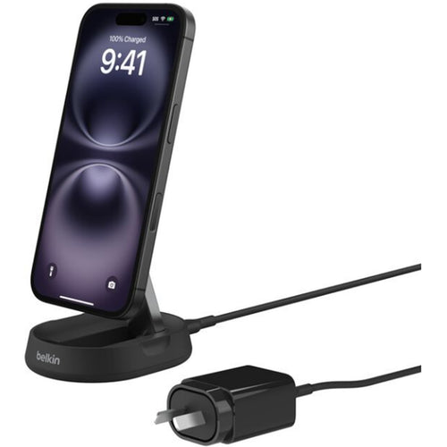 Belkin BoostCharge Pro Convertible Magnetic Wireless Charging Stand with Qi2 15W - Back