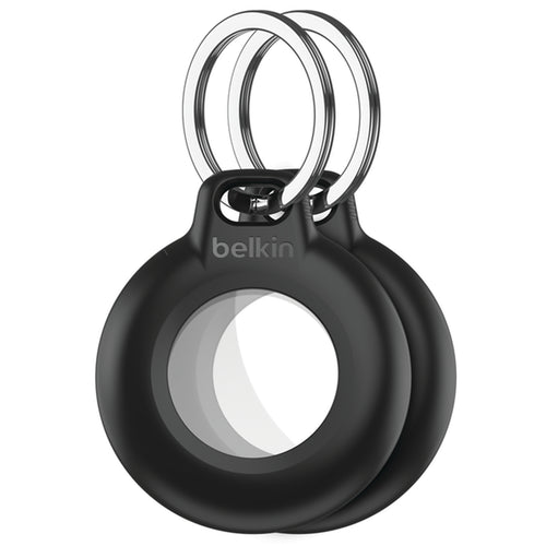 WATERPROOF AIRTAG HOLDER+KEY RING 2PK