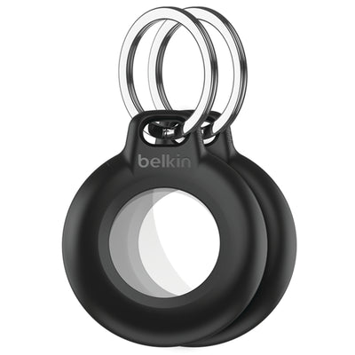 Belkin MSC014BTBK - WASSERDICHTER AIRTAG HALTER + SCHLÜSSELRING 2ER-PACK