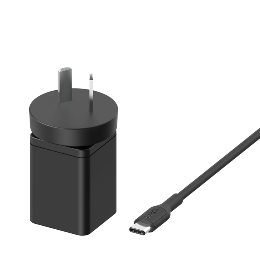 Belkin 3-in-1 Magnetic Wireless Charging Travel Pad with Qi2 15W Delivers 15W of fast wireless charging to your iPhone 16/15/14/13/12, 5W to your Apple Watch and 5W to your AirPods.