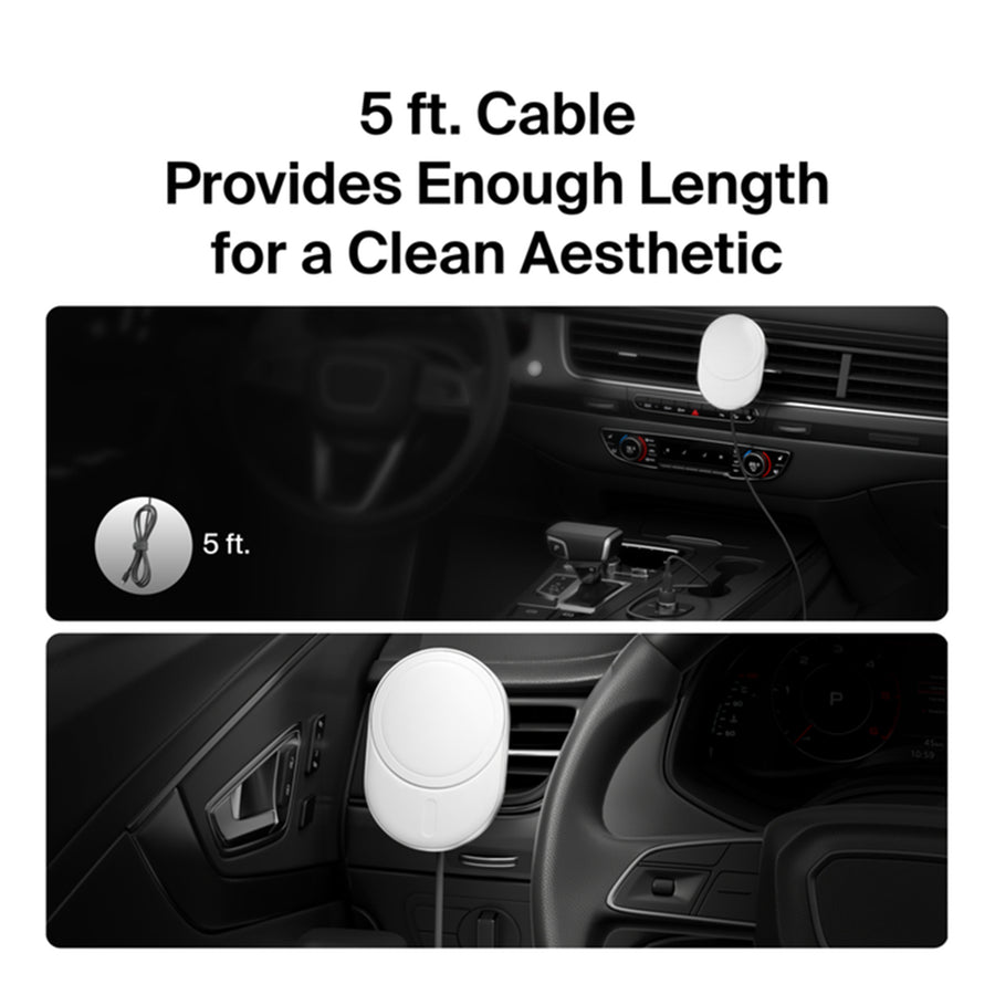 Belkin WIC008DSGR-V2 - BOOSTCHARGE PRO WIRELESS CAR CHARGER WIT