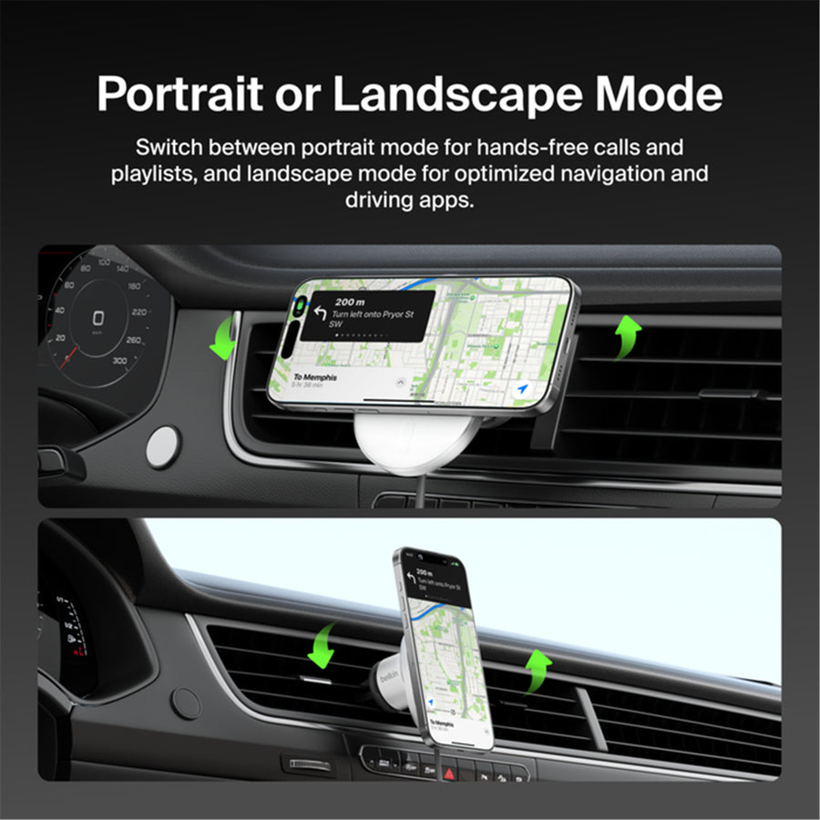 Belkin WIC008DSGR-V2 - BOOSTCHARGE PRO WIRELESS CAR CHARGER WIT