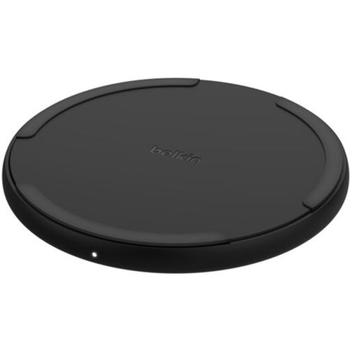 Belkin BoostCharge Pro Wireless Charging Pad 15W - Black, Included Wall Charger, Up to 15W of Wireless Charging, Easy Alignment and Larger Pad, LED Indicator