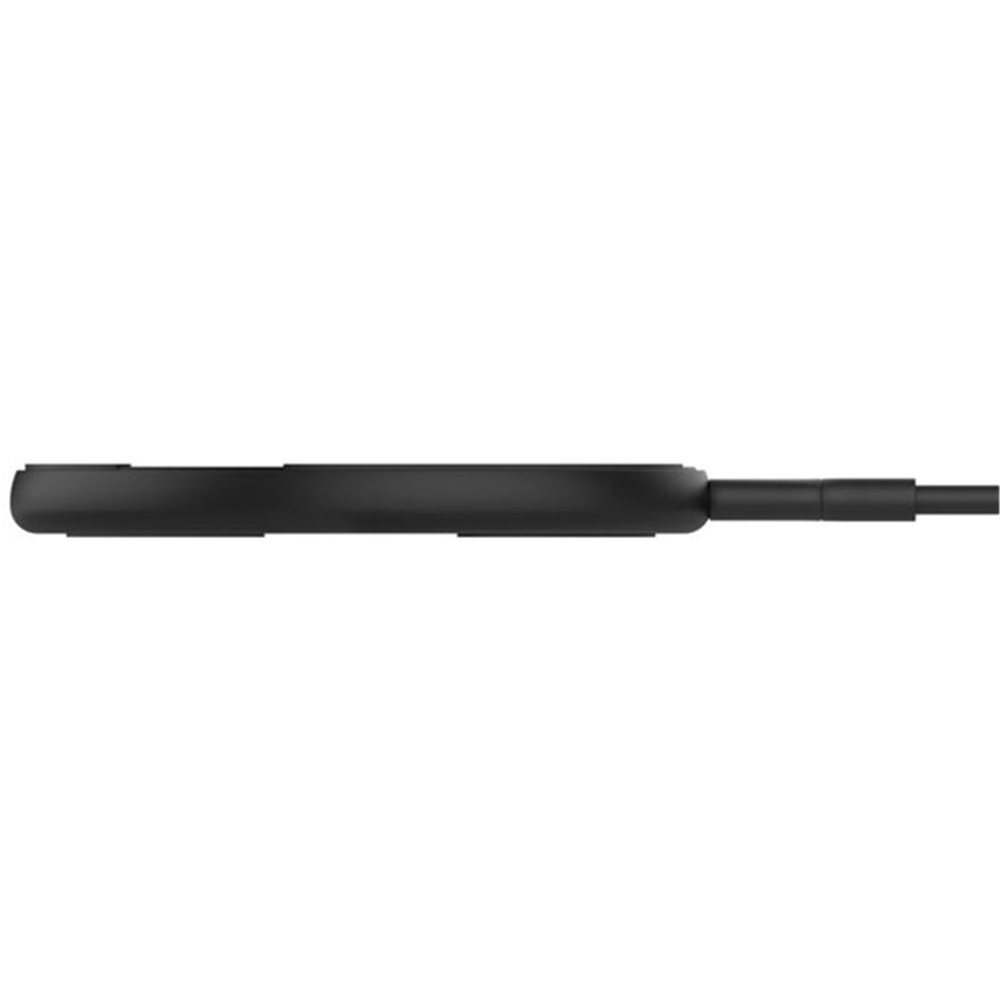 Belkin BoostCharge Pro Kabelloses Ladepad 15W - Schwarz, inklusive Wandladegerät, bis zu 15W kabelloses Laden, einfache Ausrichtung und größere Auflagefläche, LED-Anzeige