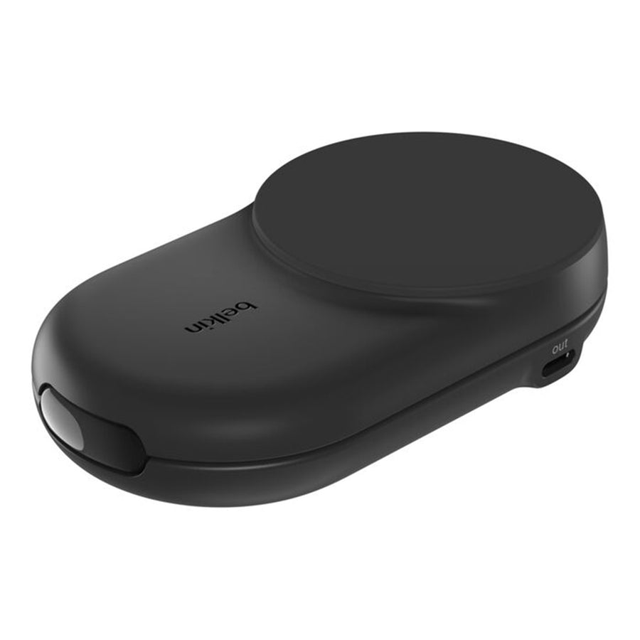 Belkin Qi2 25W /MagSafe 25W - UltraCharge 2-in-1 Foldable Magnetic Charger - Black - Fast charge 0-50% in 25 minutes