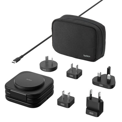 Belkin BoostCharge Pro 3-in-1 Magnetisches Ladepaddel für unterwegs mit Q12 15W
