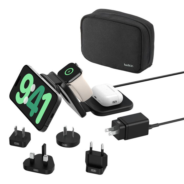 Belkin WIZ024FQBK - BoostCharge Pro 3-in-1 Magnetic Charging