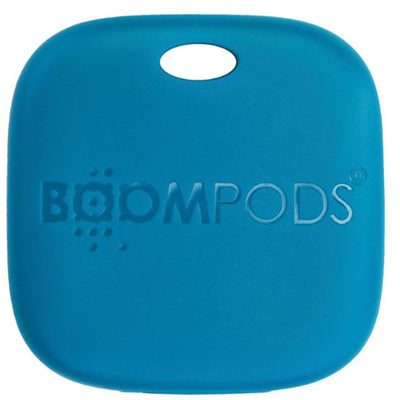 Boompods TARBLU Boomtag wiederaufladbarer Tracker - Blau Verlorene Gegenstände mit der Apple Wo ist?-App finden