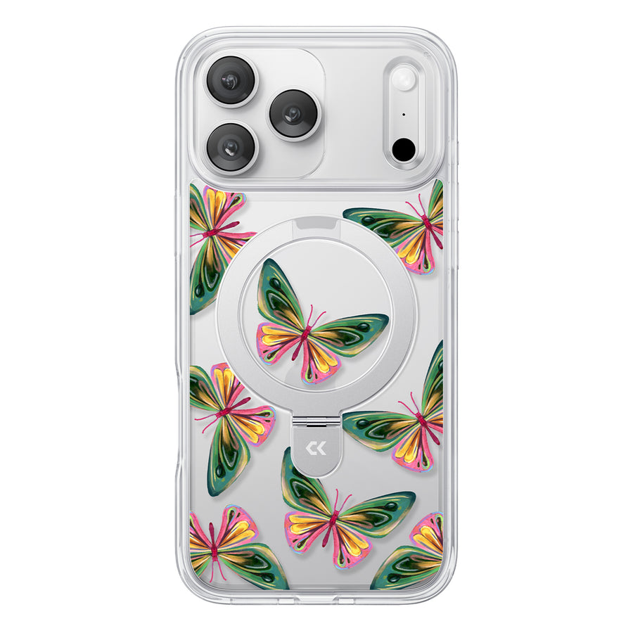 CASEKOO by TORRAS iPhone 17 Pro Max Magnetic Kickstand Case - Butterfly