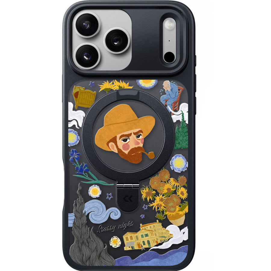 CASEKOO by TORRAS iPhone 17 Pro Max Magnetic Kickstand Case - Artist