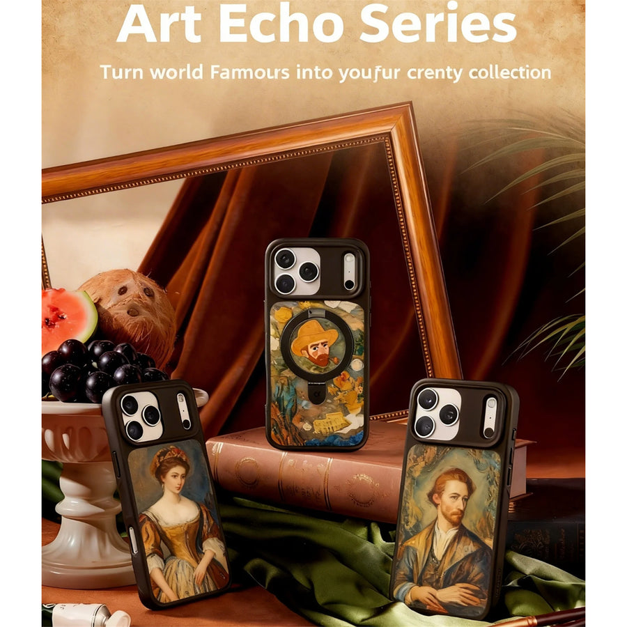 CASEKOO by TORRAS iPhone 17 Pro Max Magnetic Kickstand Case - Artist