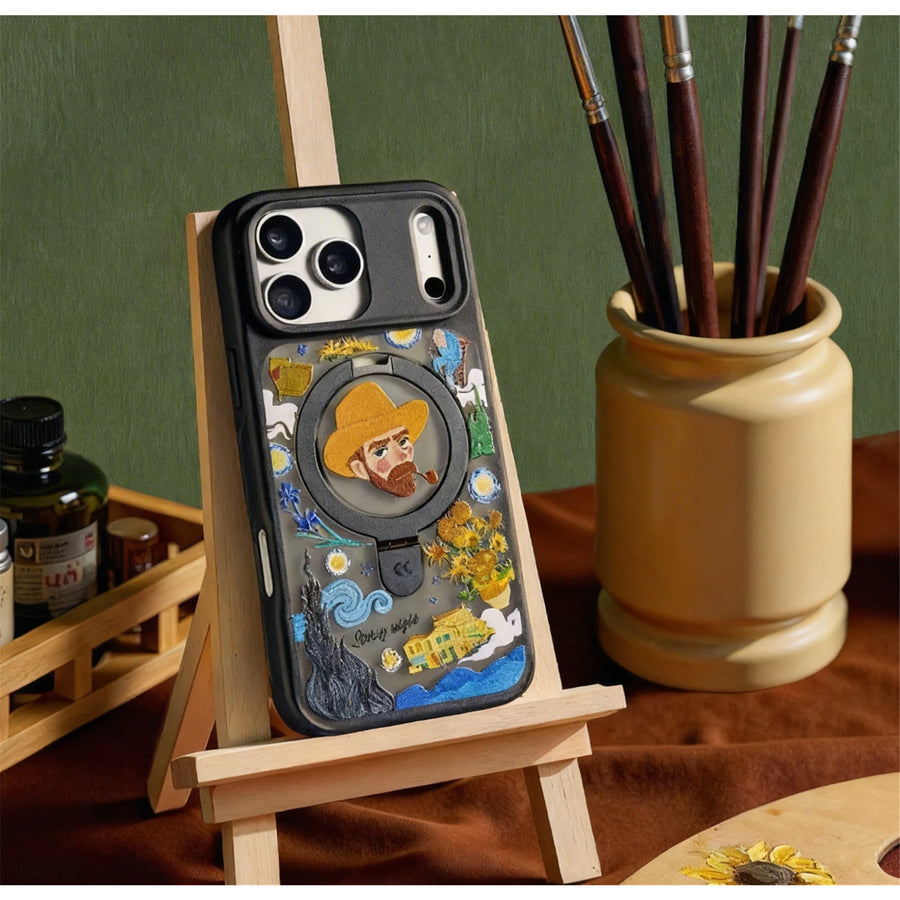 CASEKOO by TORRAS iPhone 17 Pro Max Magnetic Kickstand Case - Artist
