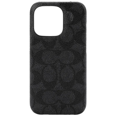 Inc Licensing CIPH-118-SCBLK - Coach Slim Wrap Case - iPhone 14 Pro - Signature C Black