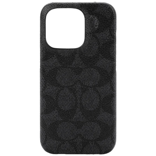 Coach Slim Wrap Case - iPhone 14 Pro - Signature C Black