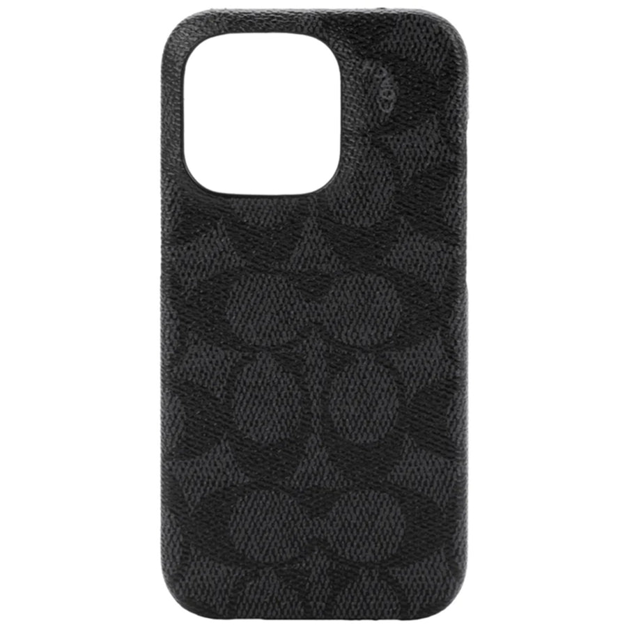 Inc Licensing CIPH-118-SCBLK - Coach Slim Wrap Case - iPhone 14 Pro - Signature C Black