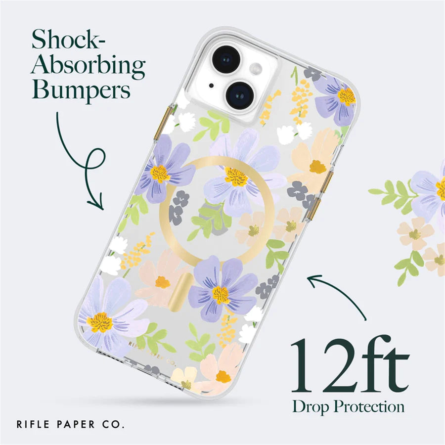 Casemate iPhone 15 Plus Rifle Paper Co. Magsafe Case - Pastel