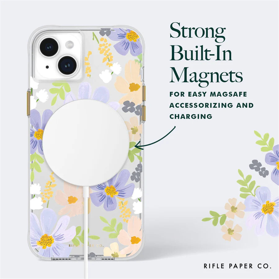 Casemate iPhone 15 Plus Rifle Paper Co. Magsafe Case - Pastel