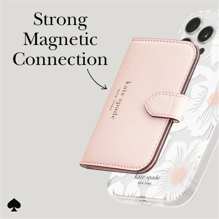 Casemate KS053958 - Kate Spade Morgan Magnetic Wallet - Chalk Pink