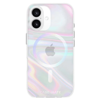 Casemate CM054330 - Case-Mate Soap Bubble (MS) (RC) - iPhone 16 - Irisierend