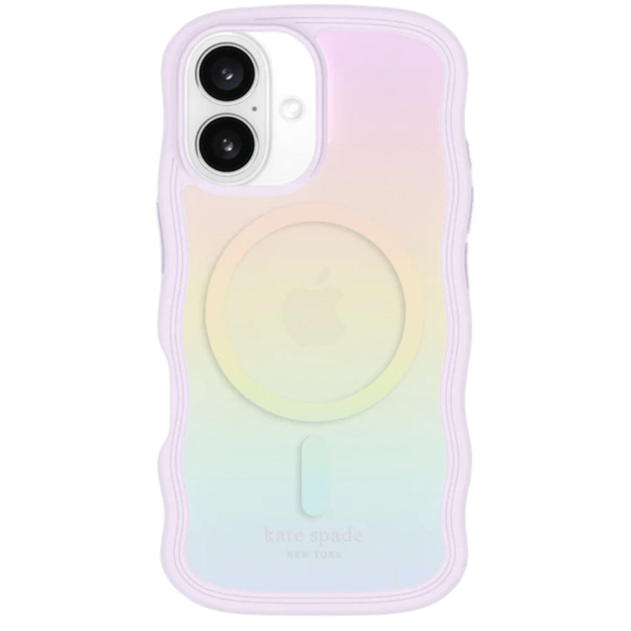 Casemate KS054350 - Kate Spade Wavy (MS) (RC) - iPhone 16 - Opal Iridescent