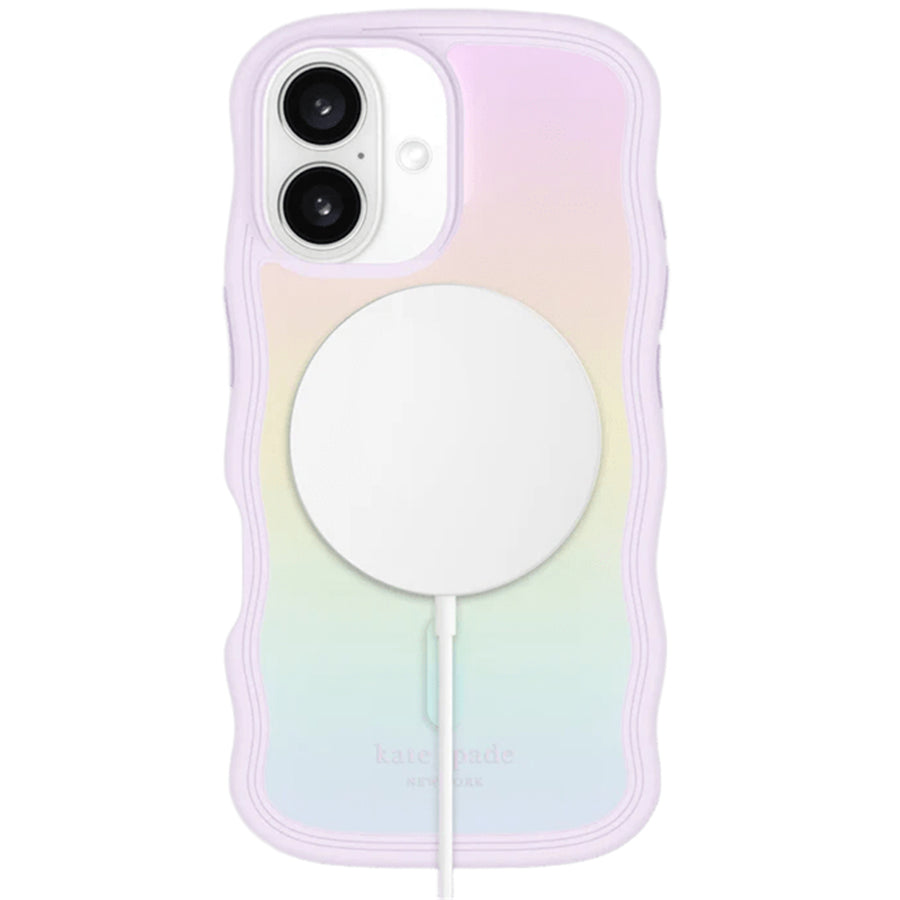 Casemate KS054350 - Kate Spade Wavy (MS) (RC) - iPhone 16 - Opal Iridescent