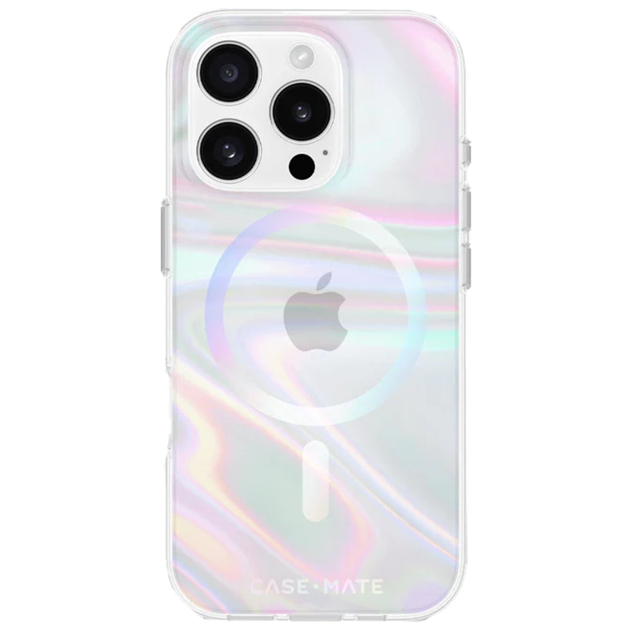 Casemate iPhone 16 Pro  CM054414 Case-Mate Soap Bubble MagSafe Case - Iridescent