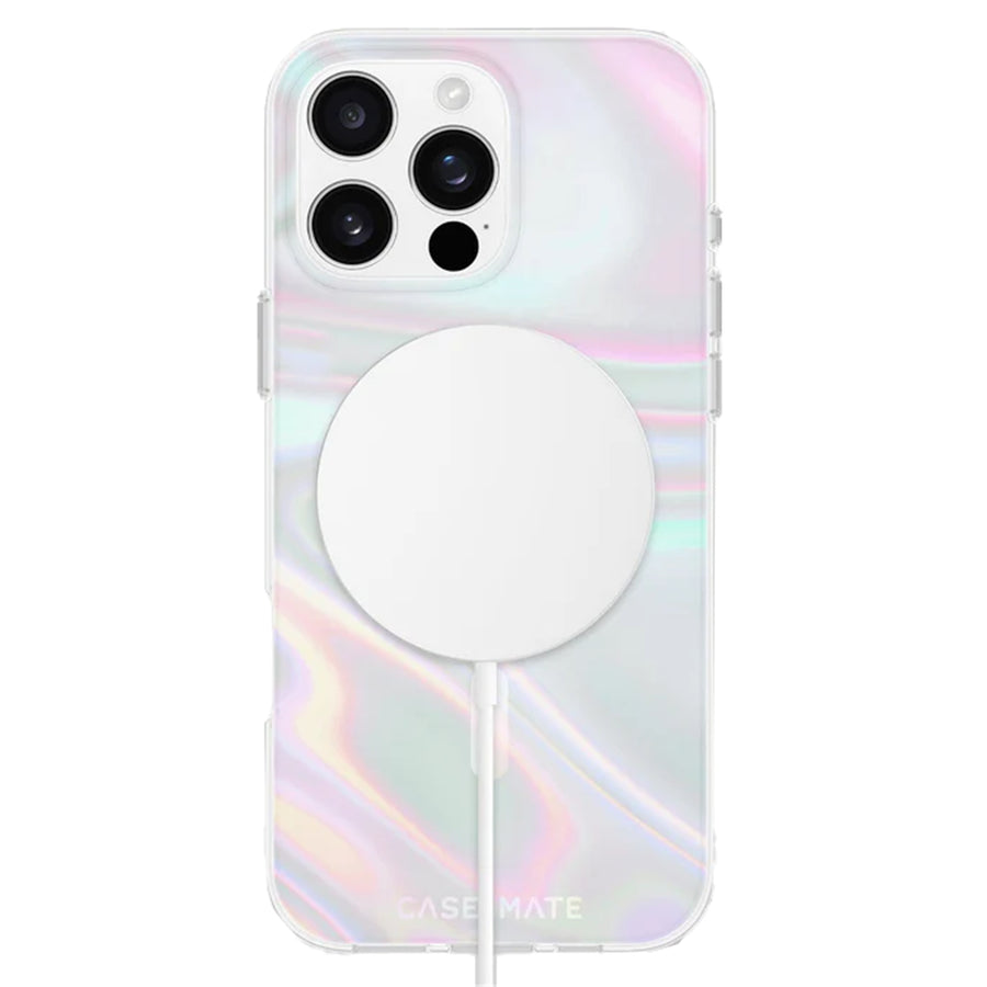 Casemate iPhone 16 Pro Max  CM054456 Case-Mate Soap Bubble MagSafe Case - Iridescent
