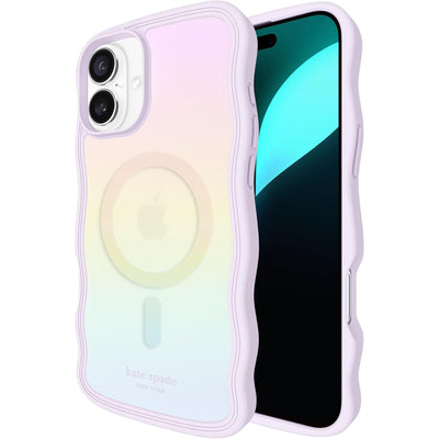 Casemate KS054392 - Kate Spade Wavy (MS) (RC) - iPh 16 Plus-Opal Iridescent