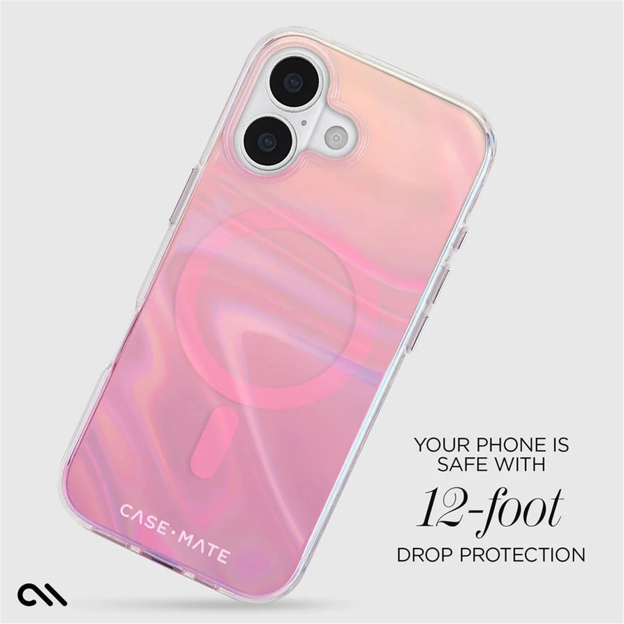 Casemate CM057388 - Case-Mate Peach Bubble (MS) - iPhone 17 - Iridescent