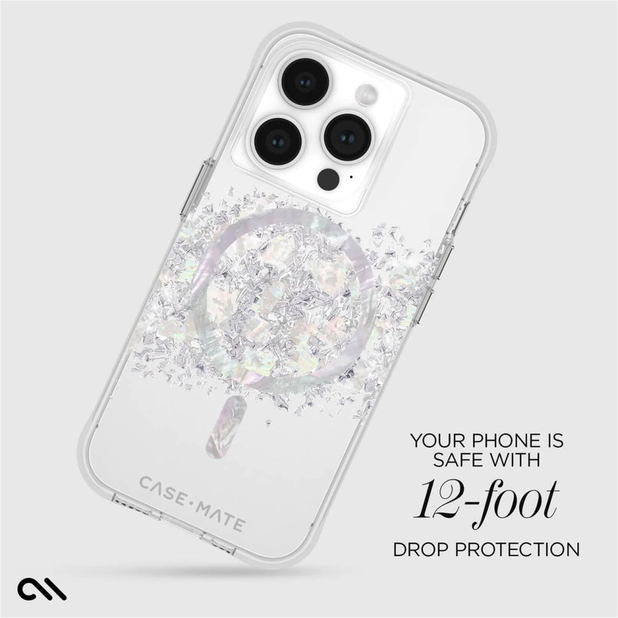 Casemate iPhone 15 Pro Karat MagSafe Case - Touch of Pearl