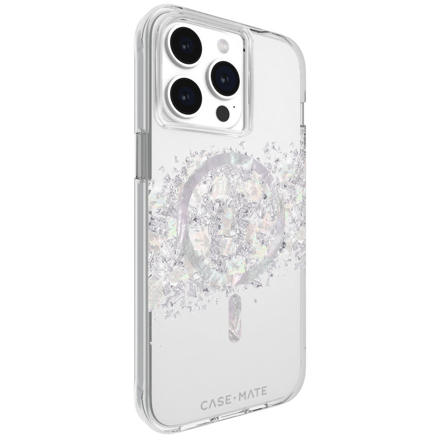 Casemate iPhone 15 Pro Max Karat MagSafe Hülle – Hauch von Perle
