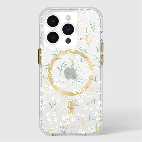 Casemate iPhone 15 Pro Rifle Paper Co MagSafe Case - Petite Fleurs