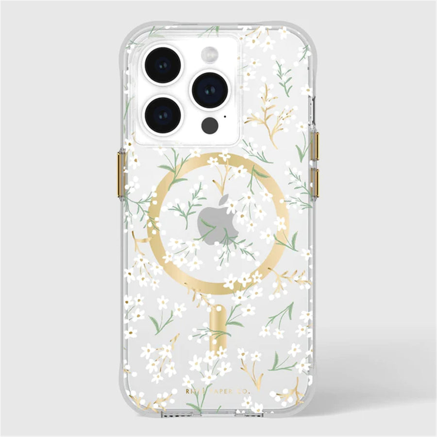 Casemate iPhone 15 Pro Rifle Paper Co MagSafe Hülle - Petite Fleurs