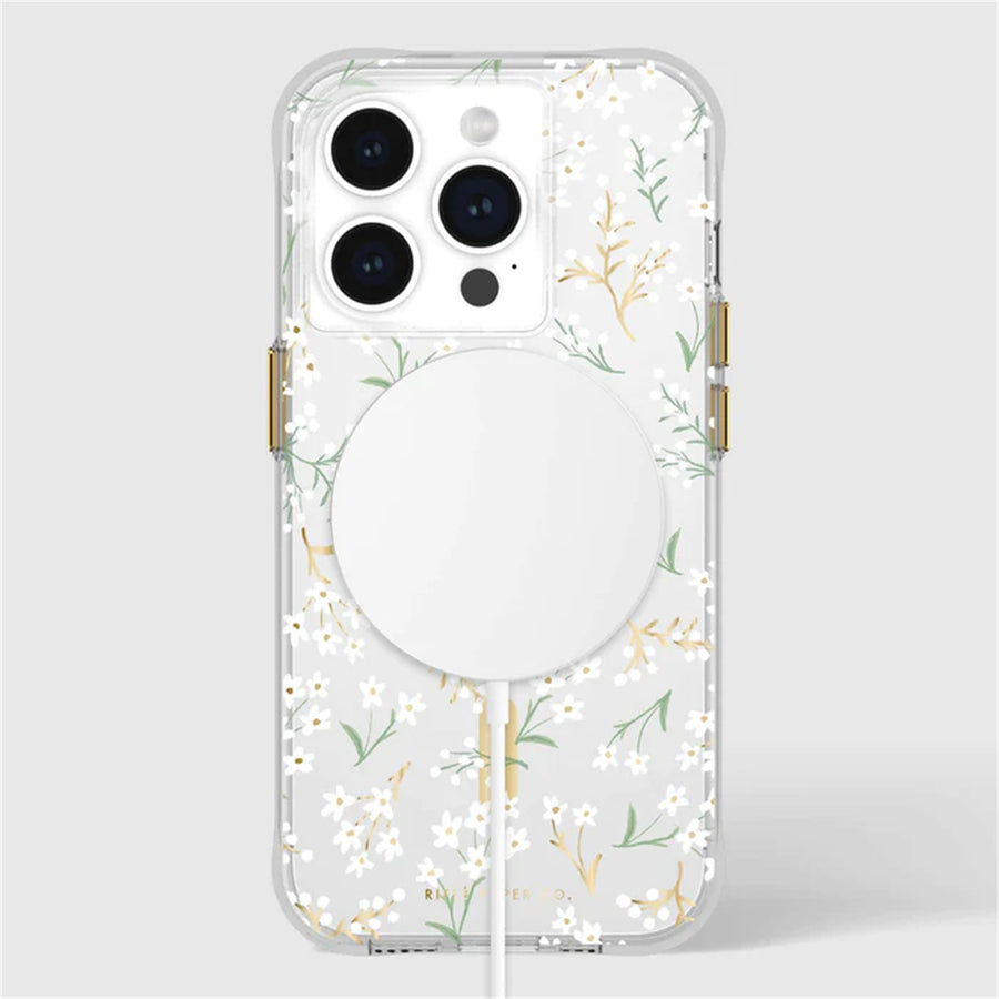 Casemate iPhone 15 Pro Rifle Paper Co MagSafe Case - Petite Fleurs