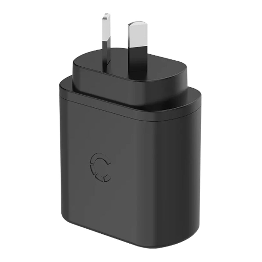 Cygnett CY3615POFLW 32W USB-C Dual Port Wall Charger - Black