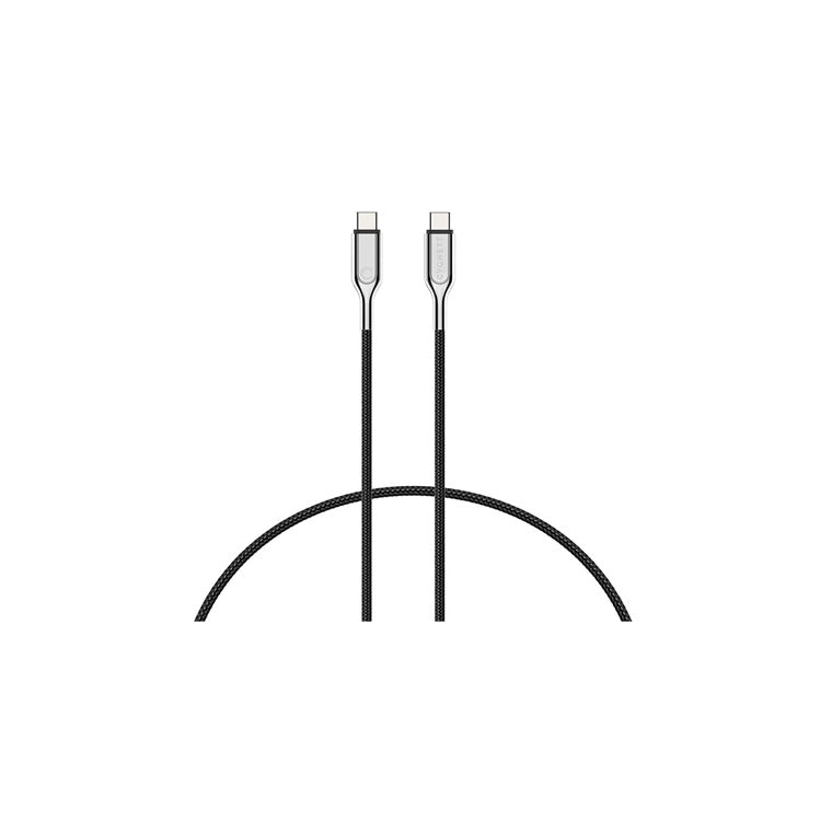 Cygnett Armored 1m 100W USB-C to USB-C Cable - Black