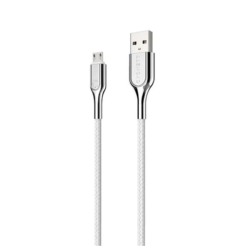 Cygnett Armored 1M Micro to USB-A Cable -White Color