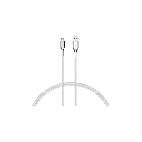 Cygnett Armored 2M Micro to USB-A Cable - White Color