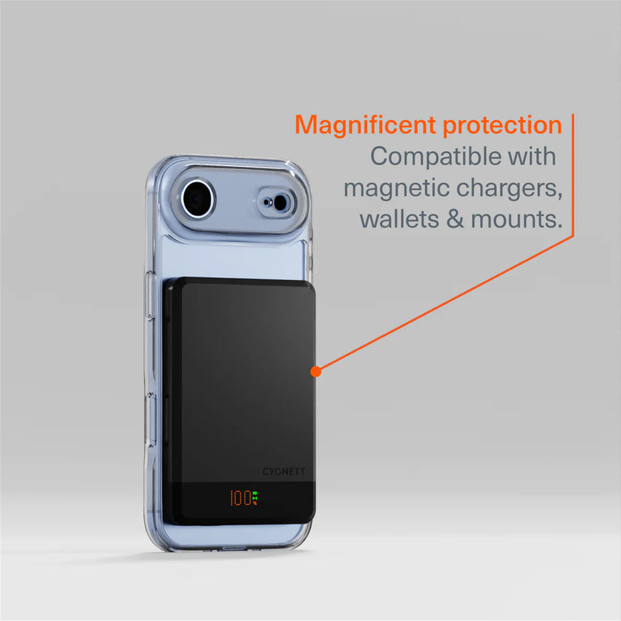 Cygnett AeroMag Clear Magnetic Case for iPhone 17 Air
