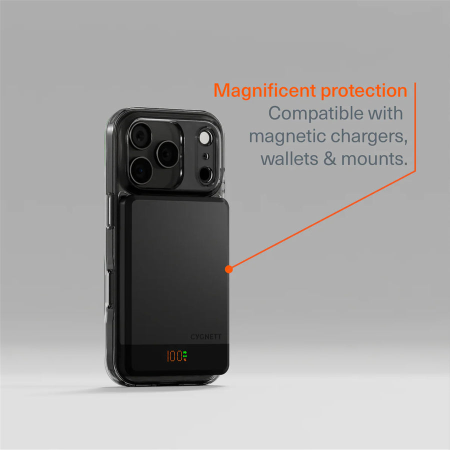 Cygnett AeroMag Clear Magnetic Case for iPhone 17 Pro