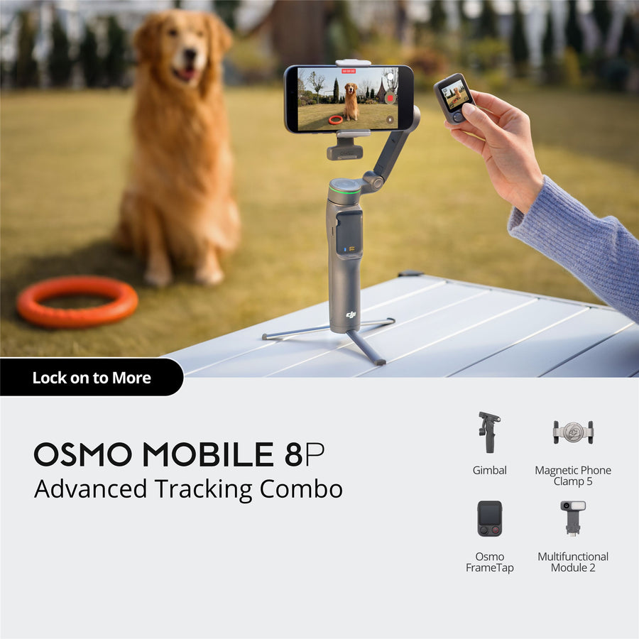 CP-OS-00000564 - DJI Osmo Mobile 8P AdvancedTracking Combo