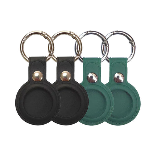 4 Packs AirTag Silicone Key Ring (2nd Gen/1 Gen) 2pcs Black and 2pcs Dark Green. Get 4 key rings for only $24.99 incl, Normally $8.97 incl each