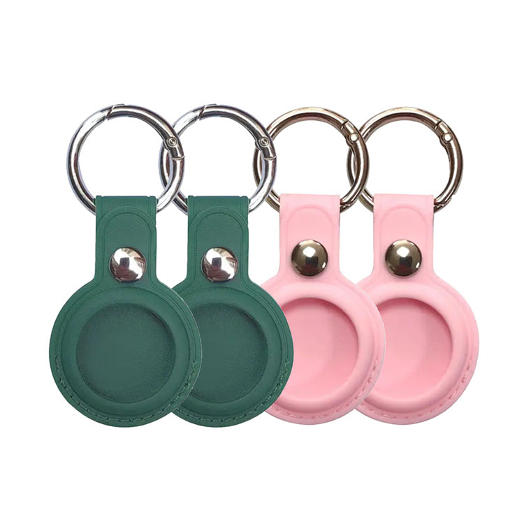 4 Packs AirTag Silicone Key Ring (2nd Gen/1 Gen) 2pcs Dark Green and 2pcs Pink. Get 4 key rings for only $24.99 incl, Normally $8.97 incl each