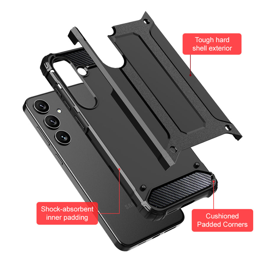 Galaxy S24+ (2024)   Rugged Case - Black