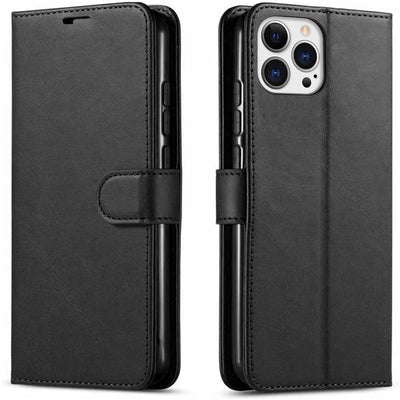 iPhone 15 Pro Max   Flip Wallet Case - Black