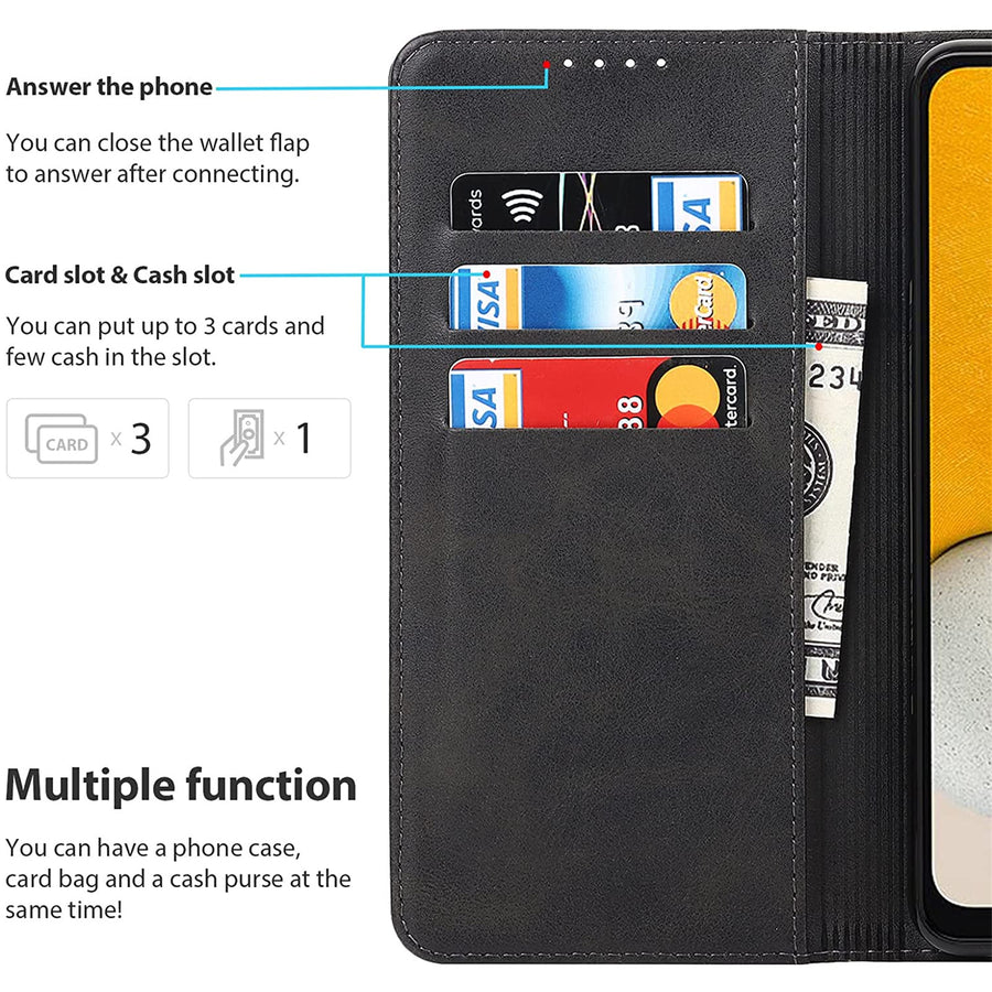 iPhone 15 Pro Max   Flip Wallet Case - Black