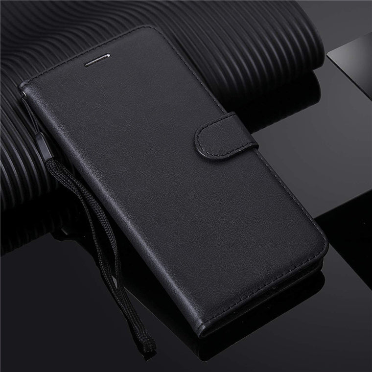 iPhone SE (3rd/2nd Gen)/8/7   Flip Wallet Case - Black