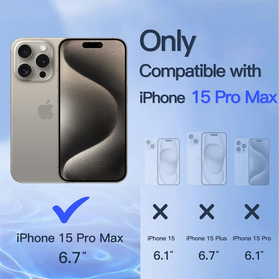 iPhone 15 Pro Max   Glass Screen Protector - Privacy