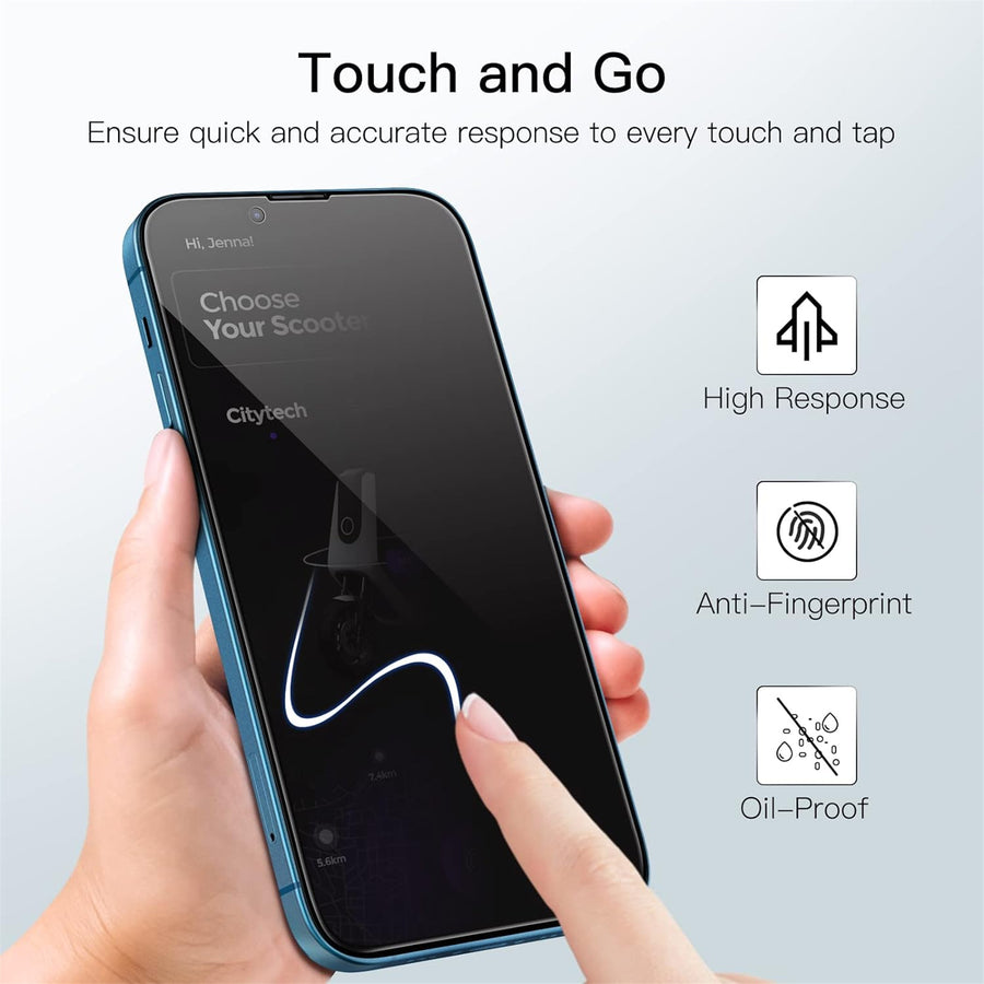 iPhone 12/12 Pro   Glass Screen Protector - Privacy